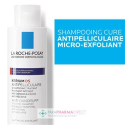 La Roche Posay Kerium DS Antipelliculaire - Shampooing Traitant Purifiant Intensif 125ml