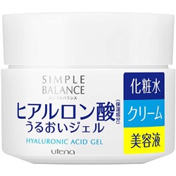 Гель для лица UTENA SIMPLE BALANCE для всех типов кожи увлажняющий с гиалуроновой кислотой антивозрастной банка 100гр