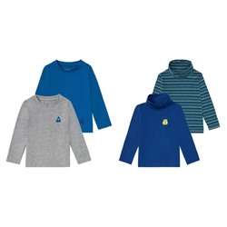 LUPILU® Kleinkinder Jungen Langarmshirt, 2er Set