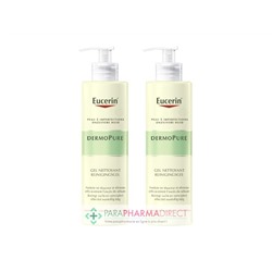 Eucerin DermoPure Gel Nettoyant Peau à Imperfections 2x400mlLot  × 2