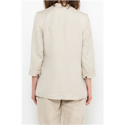 Chaqueta de lino Rosa jaspeado