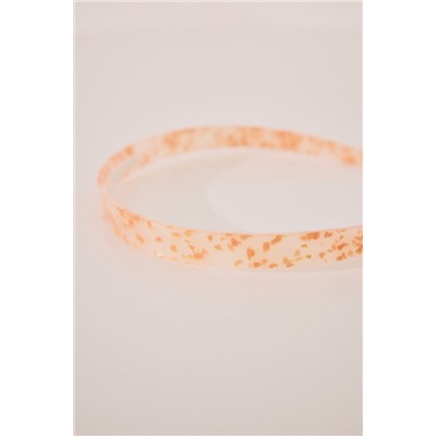 Diadema acetato naranja