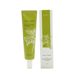 DEOPROCE REAL FRESH VEGAN INTENSIVE SOOTHING EYE CREAM Интенсивный успокаивающий крем для кожи вокруг глаз 30г