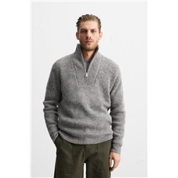 JERSEY CUELLO CREMALLERA TEXTURA