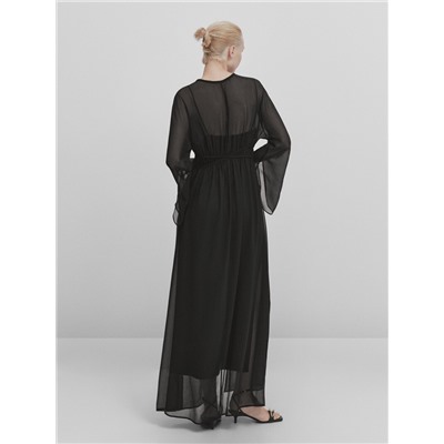 Vestido kaftán volantes -Studio