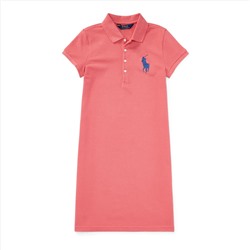 BIG PONY STRETCH POLO DRESS