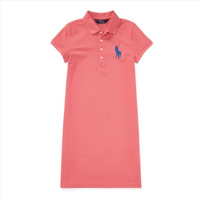 BIG PONY STRETCH POLO DRESS