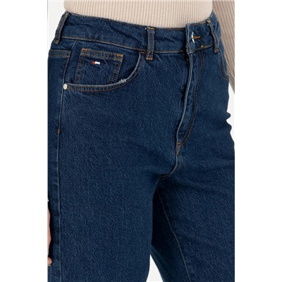 Kadın Koyu Mavi Jean Pantolon