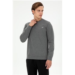 Erkek Antrasit Melanj Sweatshirt
