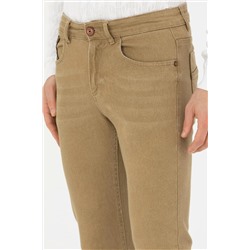 Erkek Haki Jean Pantolon