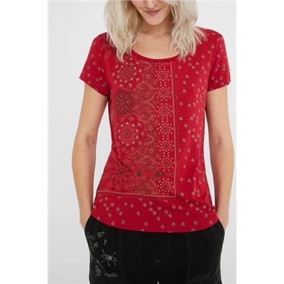 Camiseta manga corta mandalas