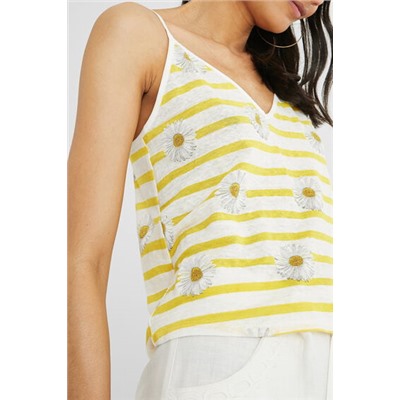 Camiseta tirantes margaritas