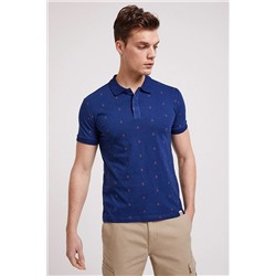 Lee Cooper Erkek Sail Polo Yaka T-Shirt İndigo 202 LCM 242070