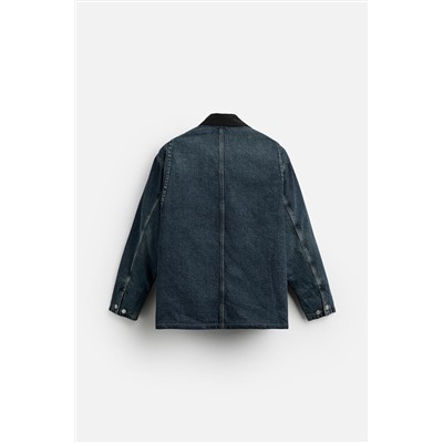 CAZADORA DENIM CUELLO CONTRASTE