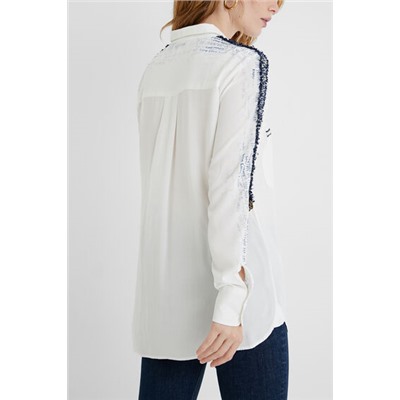 Camisa cenefas mensajes