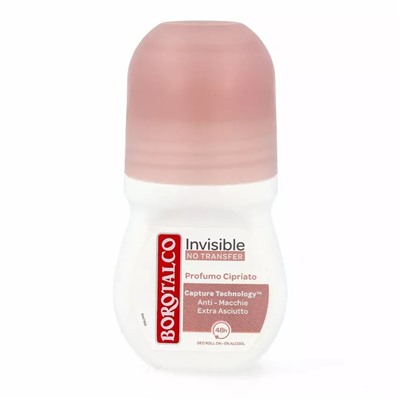 BOROTALCO ROBERTS Invisible No Transfer Profumo Cipriato Chypre Deo Roller 50 ml