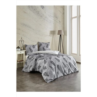 üntaş Life Çfit Taraflı Gri Tüy 160x220 Tek Kişilik Nevresim Seti Gritüysettek(çarşafyoktur) gritüysettek