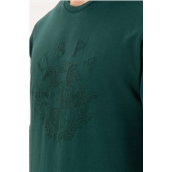 Erkek Koyu Yeşil Sweatshirt