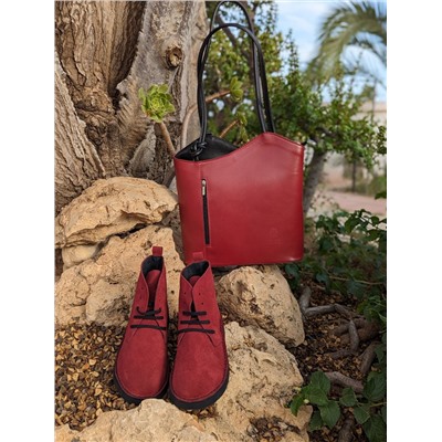Ab. Zapatos 1619/2 New R · GRANATE+PELLE MOCHILA Granate АКЦИЯ