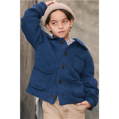 LIMITED EDITION REVERSIBLE NYLON KNIT CARDIGAN