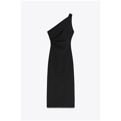 ASYMMETRIC MIDI DRESS