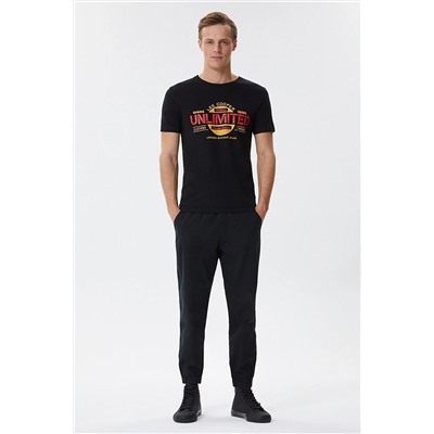 Lee Cooper Unlimited Erkek O Yaka T-shirt Siyah 222 LCM 242070