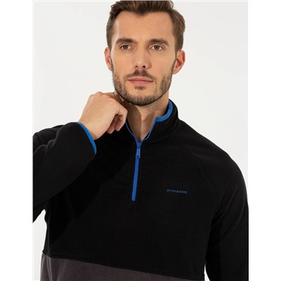 Siyah Regular Fit Polar Sweatshirt