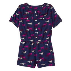 Pony Print Romper