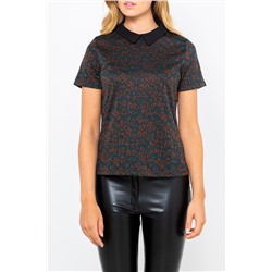 Camiseta Marrón y beige