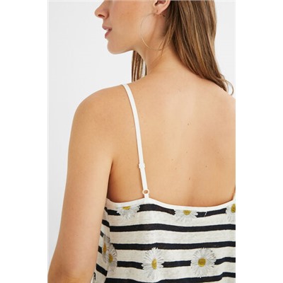Camiseta tirantes margaritas