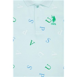 Erkek Çocuk Su Yeşili Polo Yaka Tişört