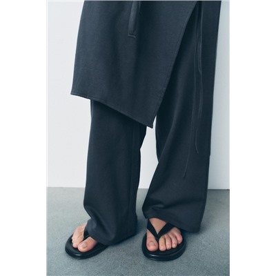 WRAP TROUSERS WITH TIES