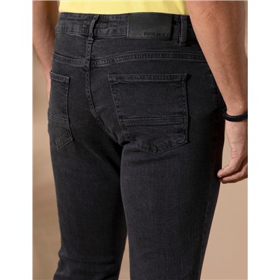 Antrasit Slim Fit Jean Pantolon