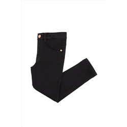 Kız Çocuk Siyah Jean Pantolon