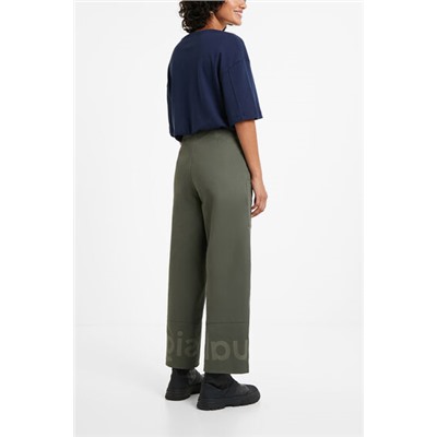 Pantalón culotte cropped