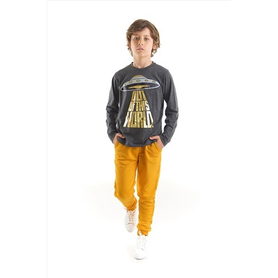Mushi Ufo Erkek Çocuk T-shirt Pantolon Takım MS-22S1-060
