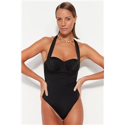 TRENDYOLMİLLA Siyah Balenli Normal Paça Mayo TBESS23MA00365