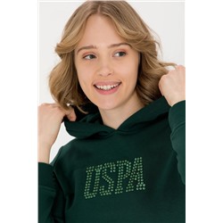 Kadın Yeşil Basic Sweatshirt