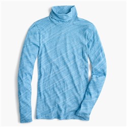 Tissue turtleneck T-shirt
