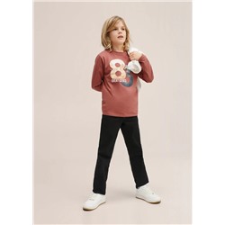 Camiseta manga larga estampada -  Niño | MANGO OUTLET España