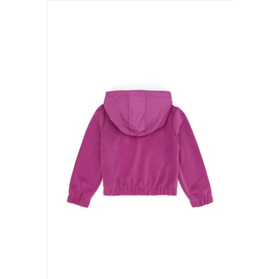 Kız Çocuk Menekşe Sweatshirt