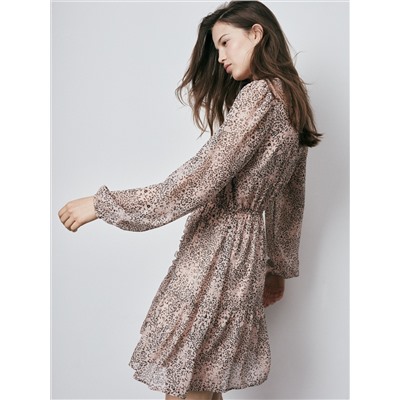 Chiffon Minikleid