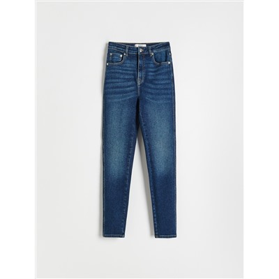Slim-Jeans mit hoher Leibhöhe