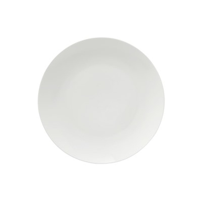 Тарелка обеденная, 27,5 см, фарфор P, белая, White Basics, 63214