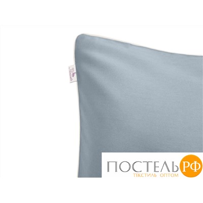 113310110-сгL04 Наволочка Satin Luxe 52х74 Дымчато-синий