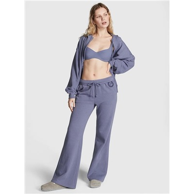 PINK IVY FLEECE FLARE SWEATPANTS