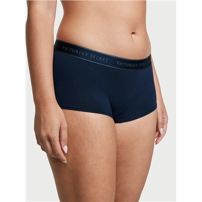 Logo Cotton Boyshort Panty