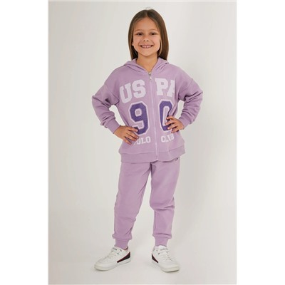 Kız Çocuk Lila Pijama Takımı