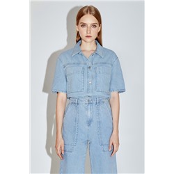 Camisa vaquera Azul