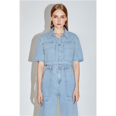 Camisa vaquera Azul